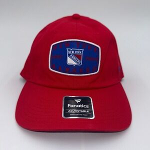 🧢 New York Rangers Fanatics Adjustable Hat – OSFM – Red – NHL